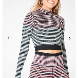 Fabletics long sleeve cropped sweater